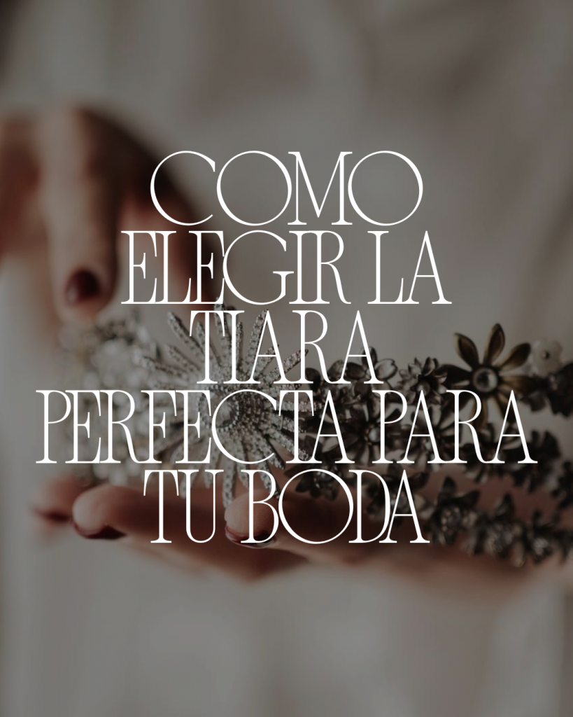 Portada elegir tiara de novia
